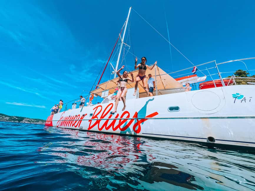 From Brač Island: Catamaran Tour with Food & Drinks - Timing, weather, and the real pace of the day