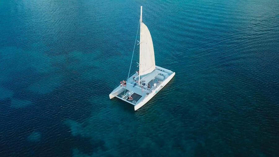From Castries: Full-Day Catamaran Tour to Soufriere - Soufrière, Sulphur Springs, and the volcano choice
