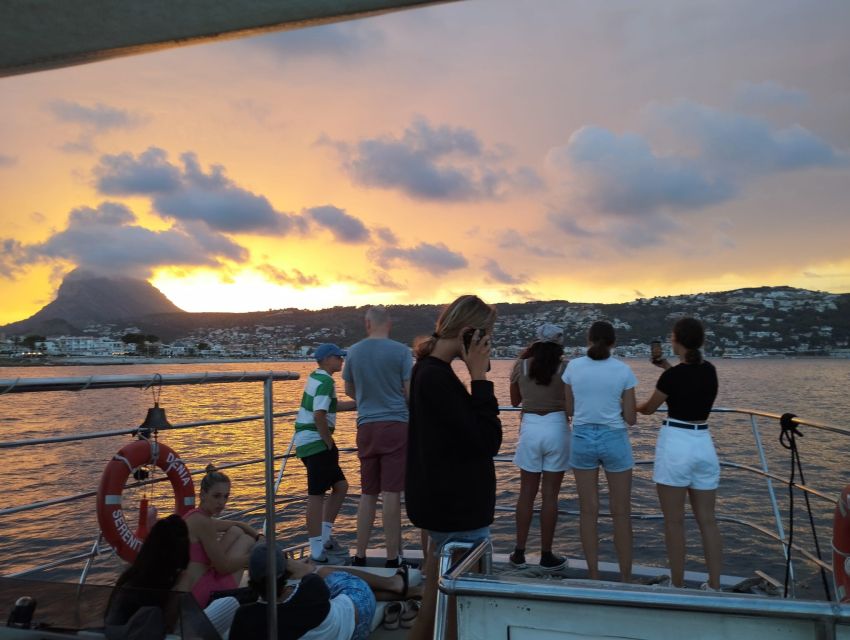 From Denia: Sunset Catamaran Trip - The included drink and the sunset hour