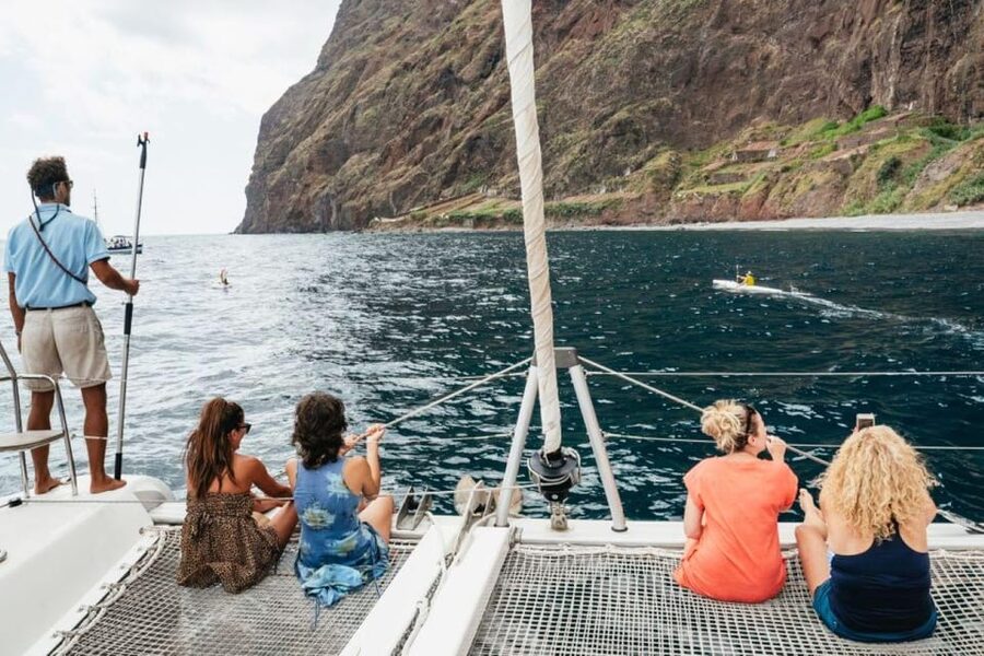 From Funchal: Cabo Girao Sunset Cruise on Luxury Catamaran - Searching for dolphins and whales