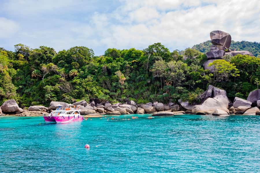 From Khao Lak: Similan Islands Day Trip by Luxury Catamaran - The catamaran crossing to the Similan Islands