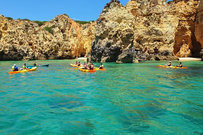 From Lagos: Kayak Tour of Ponta da Piedade Caves on Catamaran - Safety, comfort, and the catamaran escort