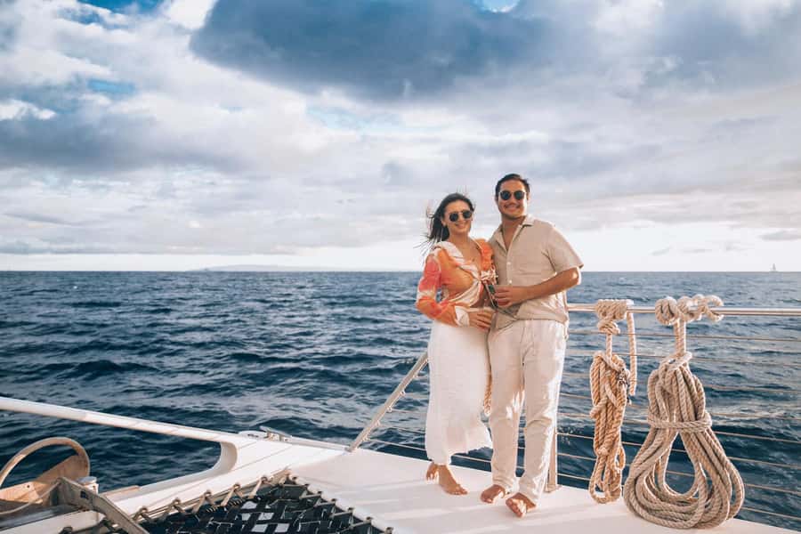 From Ma'alaea: 'Alihilani Sunset Sail Catamaran Tour - Setting sail from Ma’alaea Harbor