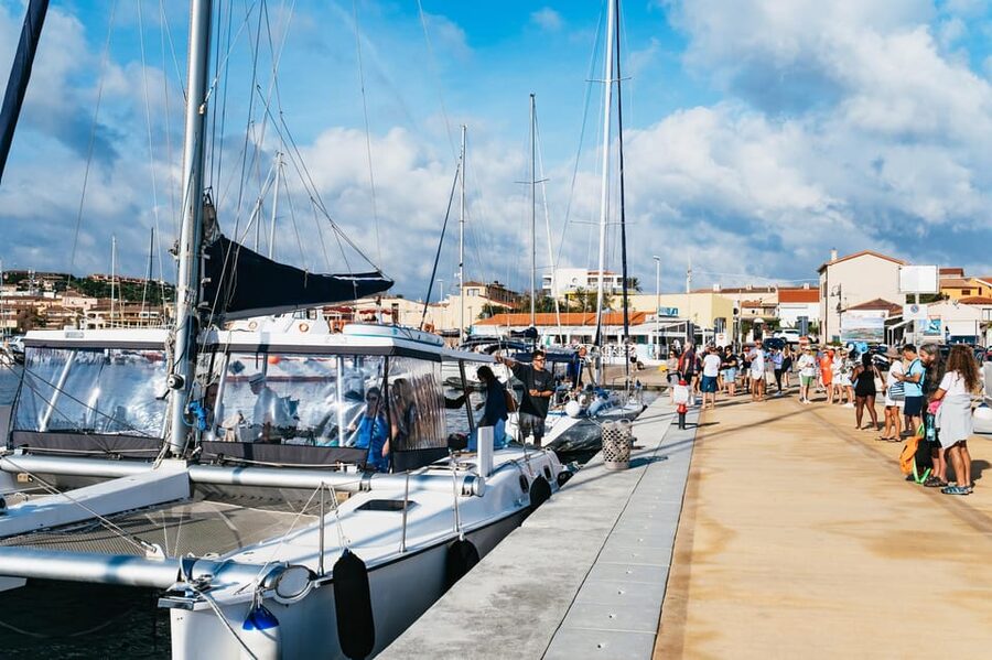 From Palau: La Maddalena Archipelago Catamaran Tour w/ Lunch - A crew that shapes the day