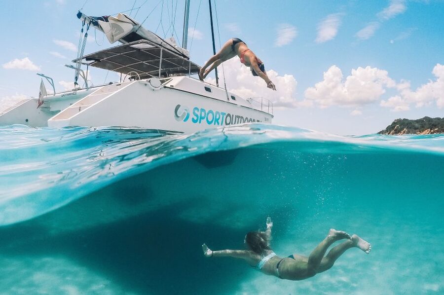 From Palau: La Maddalena Full-Day Archipelago Catamaran Tour - How much value you get for $113.29