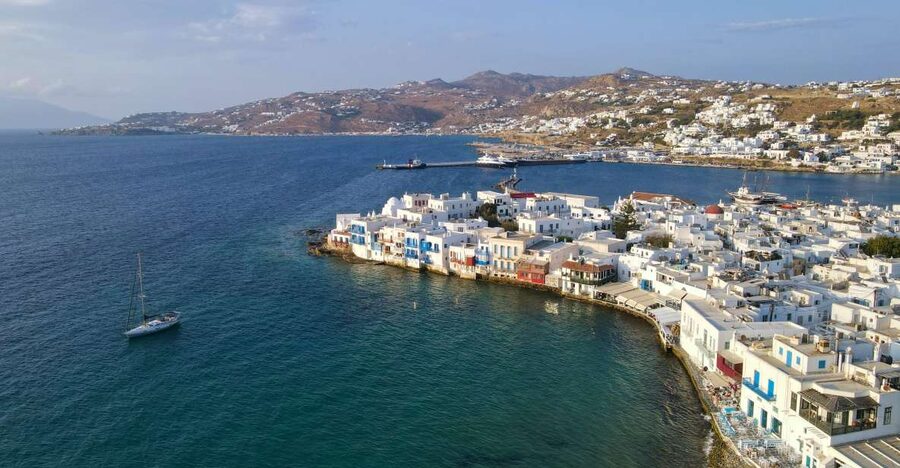 From Paros: Delos & Mykonos Full-Day Trip by Catamaran - The catamaran crossing from Paros