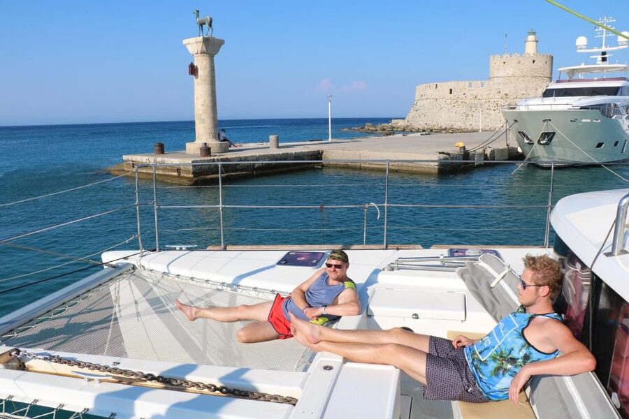 From Rhodes: Private Catamaran Cruise All Inclusive - Is $2,357 good value for your group?