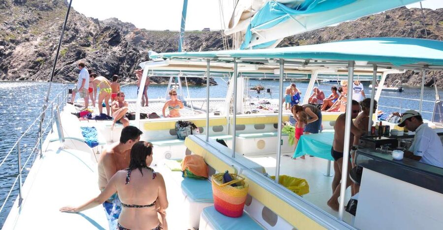 From Roses: Catamaran Cruise Cap Norfeu - Cadaqués - What the $35 price really includes