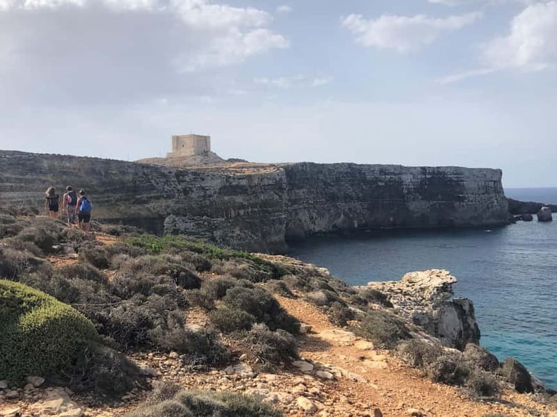 From Sliema/Bugibba: Best of Gozo & Comino Catamaran Tour VT - The short cruise from Gozo to Comino