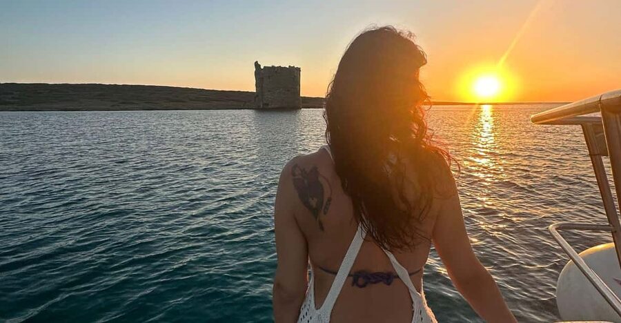 From Stintino: aperitif on a catamaran at sunset - The Blueroots catamaran and the feel on board