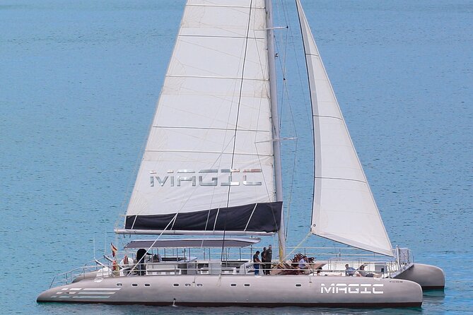 Fuerteventura: Day at Sea on a Sailing Catamaran with Lunch and Drinks - A beachside pause for swimming and snorkeling