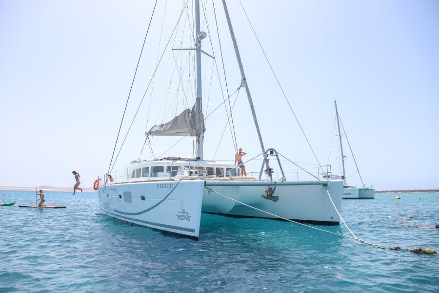 Fuerteventura: Private Luxury Catamaran to Lobo Island - Playa de La Concha, the day’s main pause