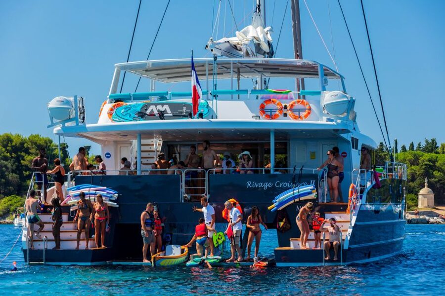 Full-Day Catamaran Cruise Departing from Cannes - Leaving Cannes from the Old Port