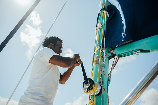 Full Day Catamaran Cruise - North Ilot Gabriel (sharing) - Lunch with local and international choices