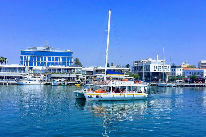 Full-Day Family Catamaran Cruise from Limassol with Lunch - The first sail toward Cape Gata