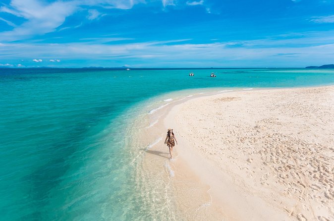 Full-Day Phi Phi and Maiton islands Tour by Speed Catamaran - Pi Leh Lagoon and its high limestone walls