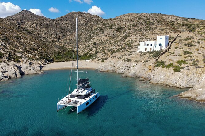 Full-Day Private Tour in Santorini by Luxury Catamaran - Red Beach sets the tone