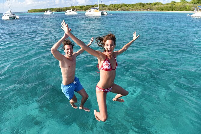 Full or Half Day Private Power Catamaran- USVI Beach and Snorkel - Leaving American Yacht Harbor for St. John