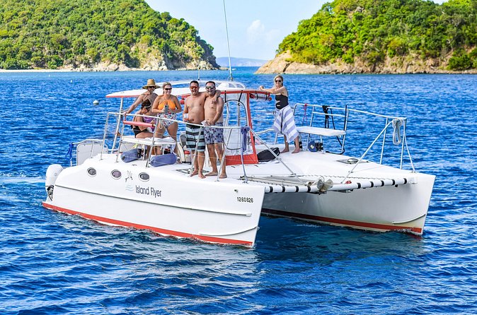 Full or Half Day Private Power Catamaran- USVI Beach and Snorkel - What the $995 price really buys you