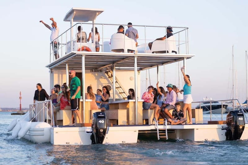Giardini Naxos: Dolphin Catamaran Sunset Tour with Aperetif - Sunset from Giardini Naxos, with dolphins on the agenda