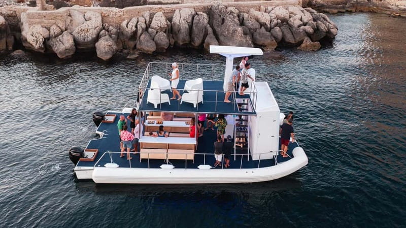 Giardini Naxos: Dolphin Catamaran Sunset Tour with Aperetif - Along the Coast of Myths