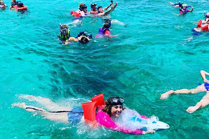 GlassBottom Catamaran with Slide - The natural pool and boat slide