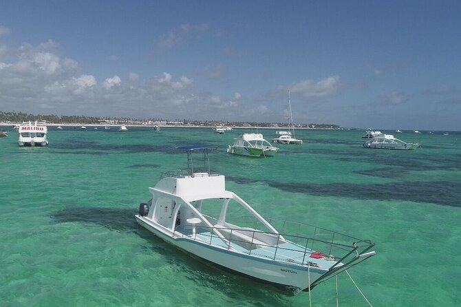 GlassBottom Catamaran with Slide - Along the Punta Cana coast
