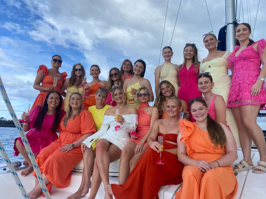 Gold Coast: Private Catamaran Cruise for up to 30 guests. - Swimming at Wave Break Island and South Stradbroke