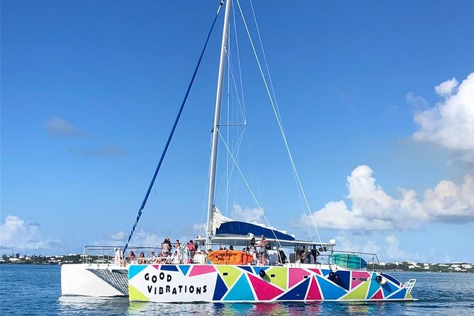 Good Vibration Catamaran Sail Swim Snorkel - Choosing your pace once the boat anchors