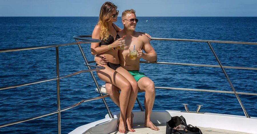 Gran Canaria: Afternoon Catamaran Cruise with Food & Drink - A clear-water stop for swimming and snorkeling