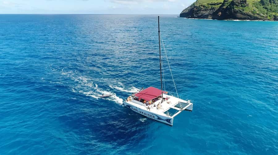 Grand Bay: Catamaran Cruise to Flat Island with BBQ Lunch - The mood on board: social, busy, and sometimes loud