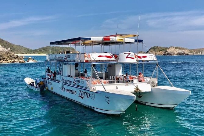 Guided Tours of the 7 Bays of Huatulco Oaxaca in Catamaran - A full day on Huatulco’s Pacific coast