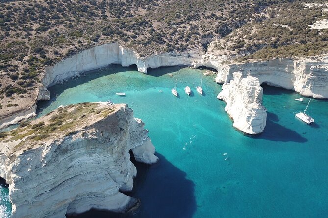 Half Day Catamaran Afternoon Cruise in Kleftiko - Sunset through Milos’ fishing villages