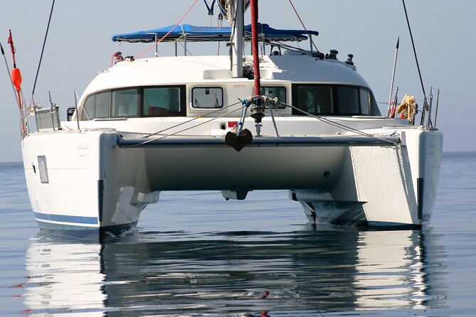 Half-Day Luxury Catamaran Sailing Cruise in Granada - Anchoring near La Cantarrijan