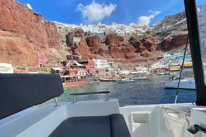 Half Day Premium Catamaran Cruise in Santorini including Oia - Sunset timing can make or break the day