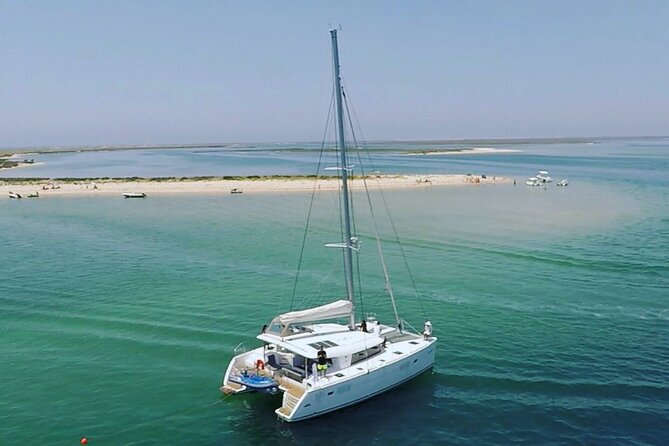 Half Day Private Catamaran Boat Tour - Ria Formosa - Leaving Faro Marina for the Ria Formosa
