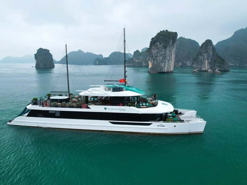 Halong & Lan Ha Bay 1-Day Catamaran Cruise from Hanoi - Welcome aboard at Tuan Chau Port