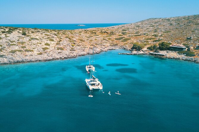 Heraklion: Catamaran Cruise to Dia with Sunset, Meal & Bar - Setting Out from Heraklion Marina