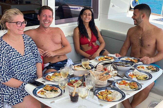 Heraklion: Dia Island Catamaran Cruise with Water Toys - A lunch that makes the price easier to justify