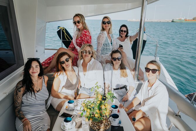Heraklion Private Sailing Catamaran Cruise to Dia with Lunch - What the crew and boat add to the day