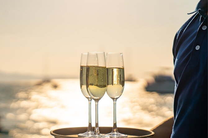 Heraklion: Sunset Dia Catamaran Cruise by Top-50 Greek Chef - A Cretan meal served at sea