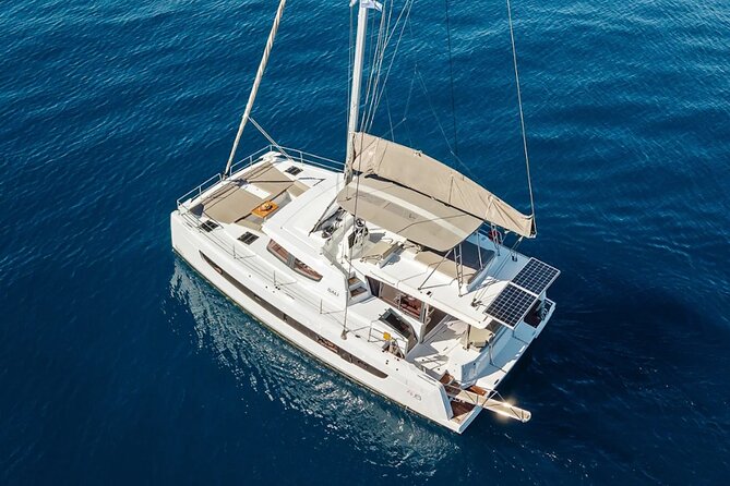 Hersonissos: Luxury Sunset Catamaran Cruise Sushi & Open Bar - Setting Sail From Hersonissos Port