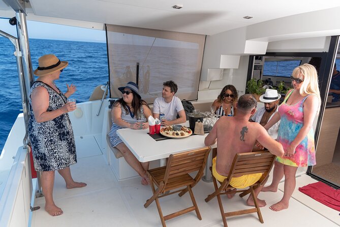 Hersonissos: Luxury Sunset Catamaran Cruise Sushi & Open Bar - What the Price Includes at $94
