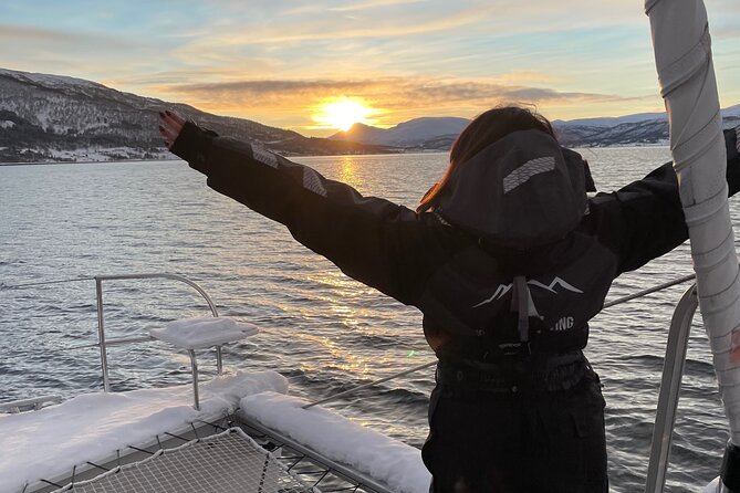History Fjordcruise Around The Isle Of Tromso - Luxury Catamaran - Snacks, hot drinks, and practical comfort