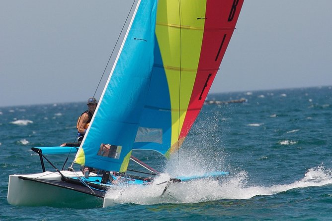 Hobie Cat Sailing with Miami Watersports - Weather, safety, and limits on the bay