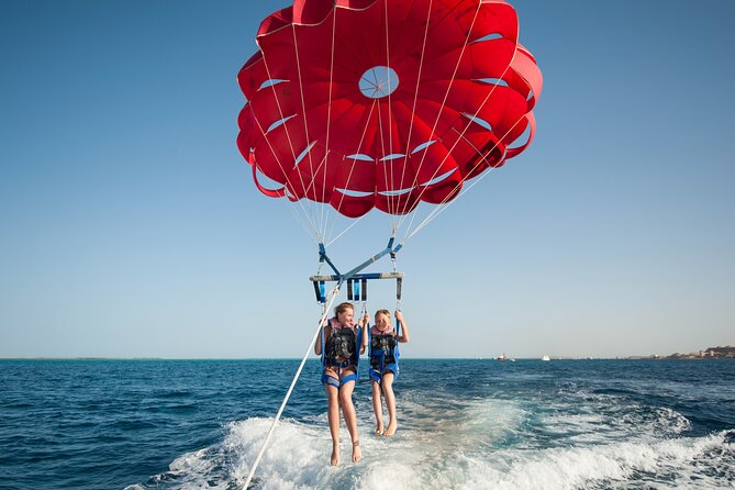 Hula Hula Island by Catamaran with Parasailing Fly - Hurghada - One hour at sea before Hula Hula Island