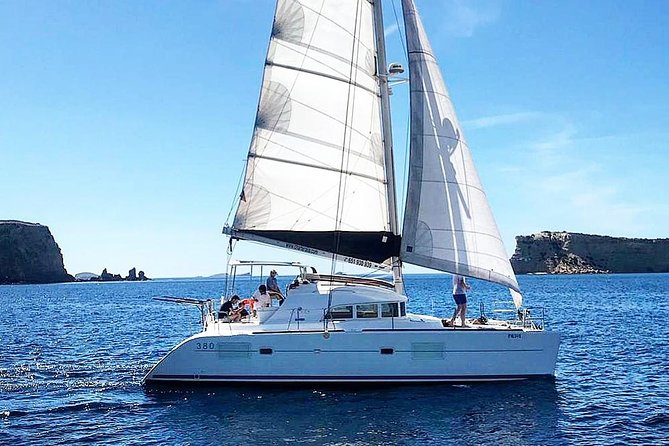 Ibiza Beach Hopping by Catamaran - Cala Baltrana offers a quieter swim