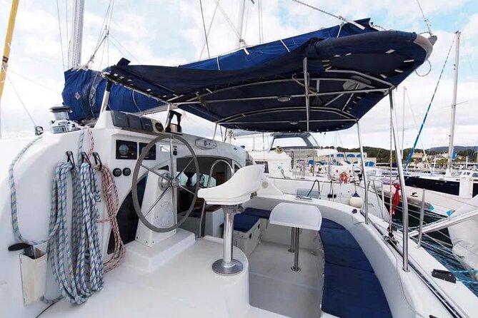 Ibiza & Formentera Private Catamaran Full-Day Sailing Tour - The return to Cala Jondal near sunset