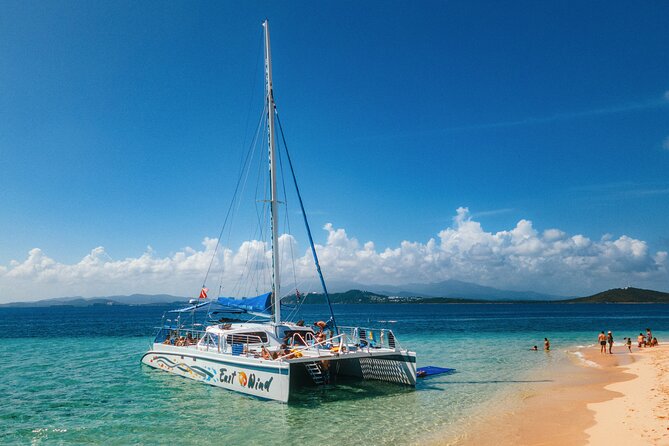 Icacos Island Catamaran Day Sail from Fajardo - Sailing east from Fajardo toward Icacos