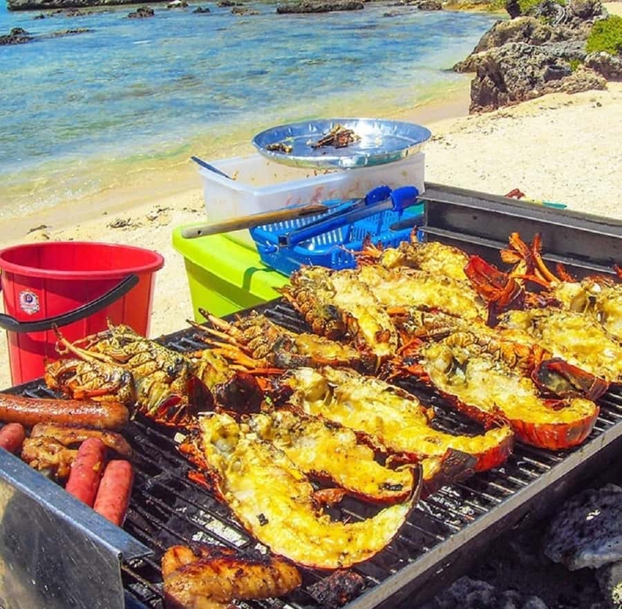 Ile Aux Cerfs Catamaran Cruise with Pick-up/Drop-off & Lunch - BBQ Lunch Served on the Catamaran